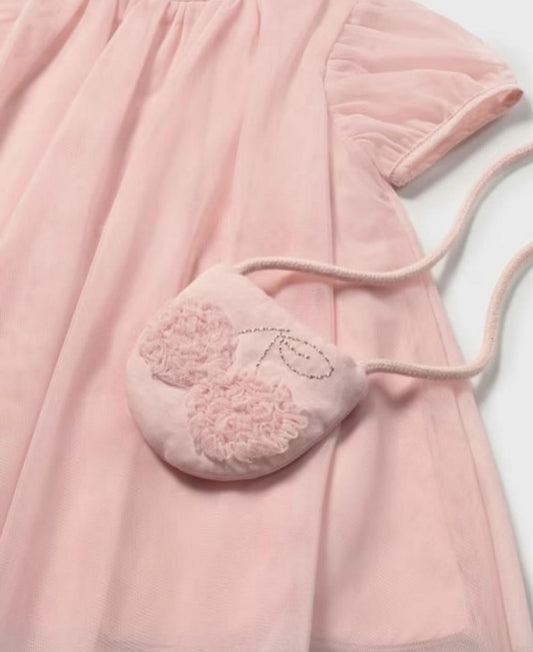 Pink Dress & baby bag