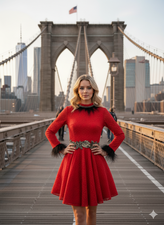 Red fashion