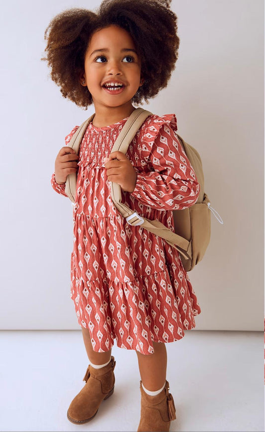 Vestido Viella estampado niña