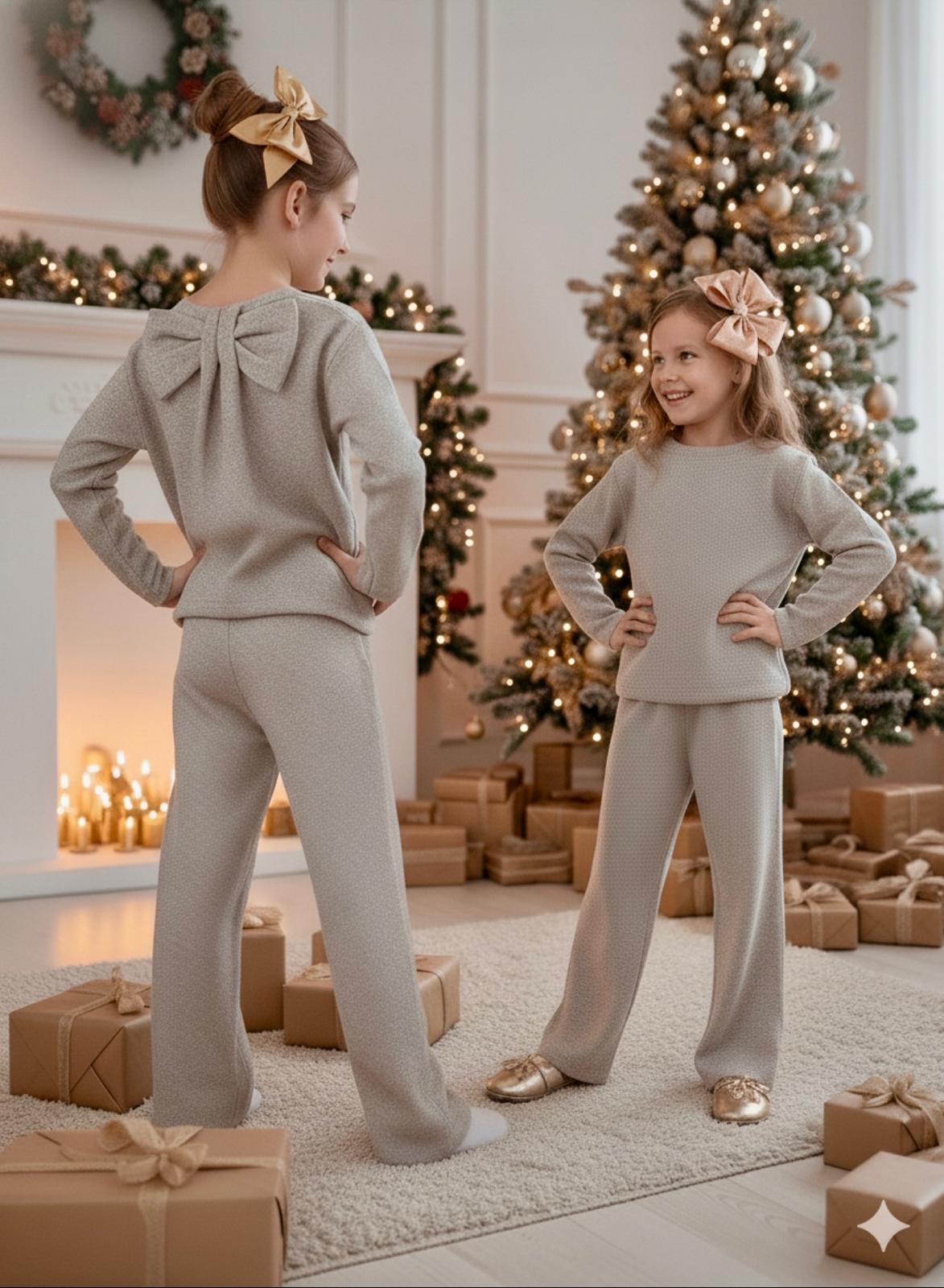 Girl knit pants & Sweater set