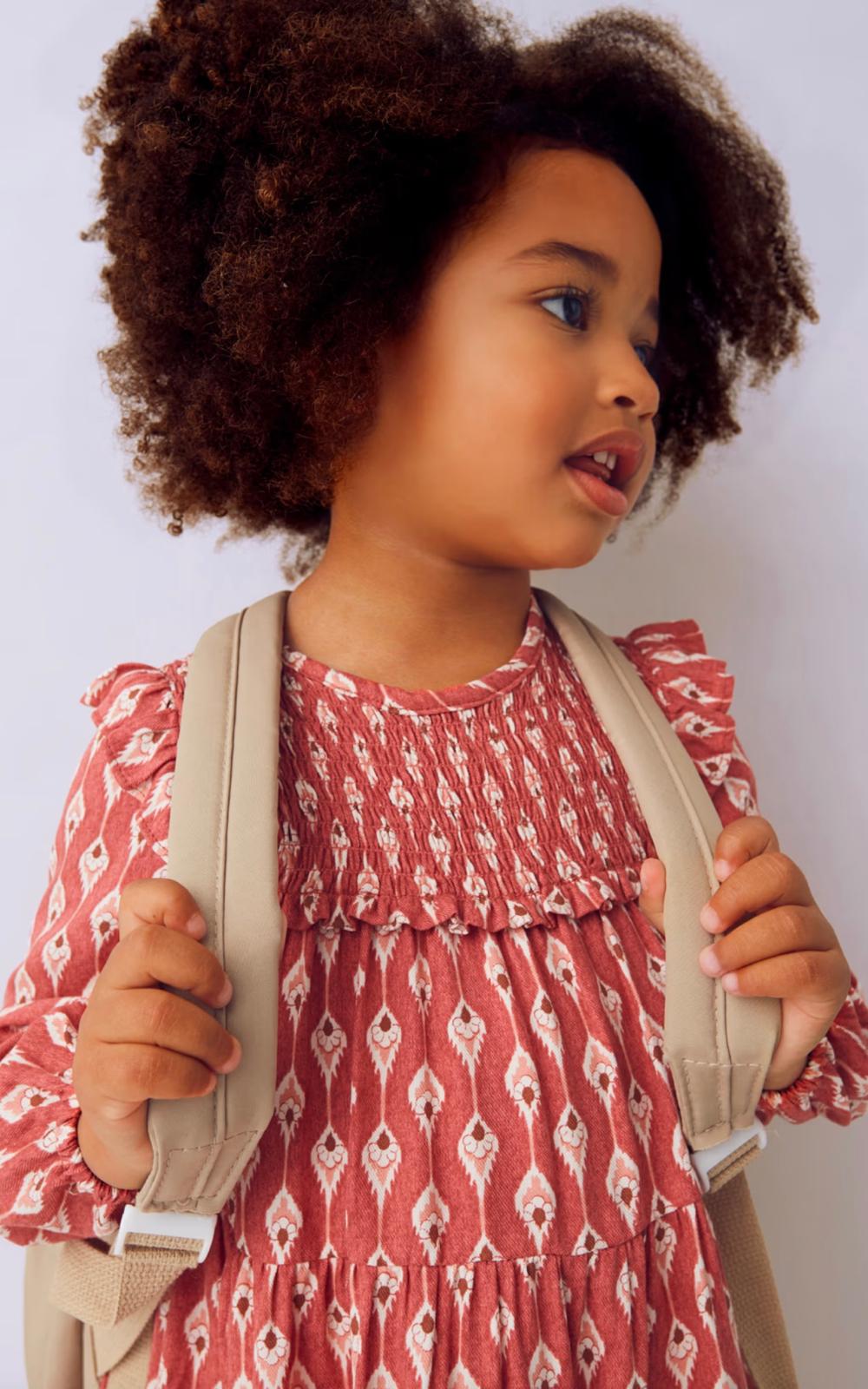 Vestido Viella estampado niña