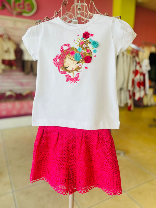 New! Flower Girl Set