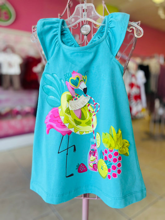 Tropical Flamingo Dress