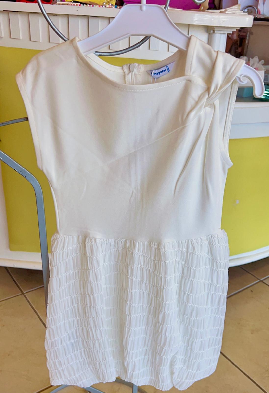 Mayoral white dress #6974