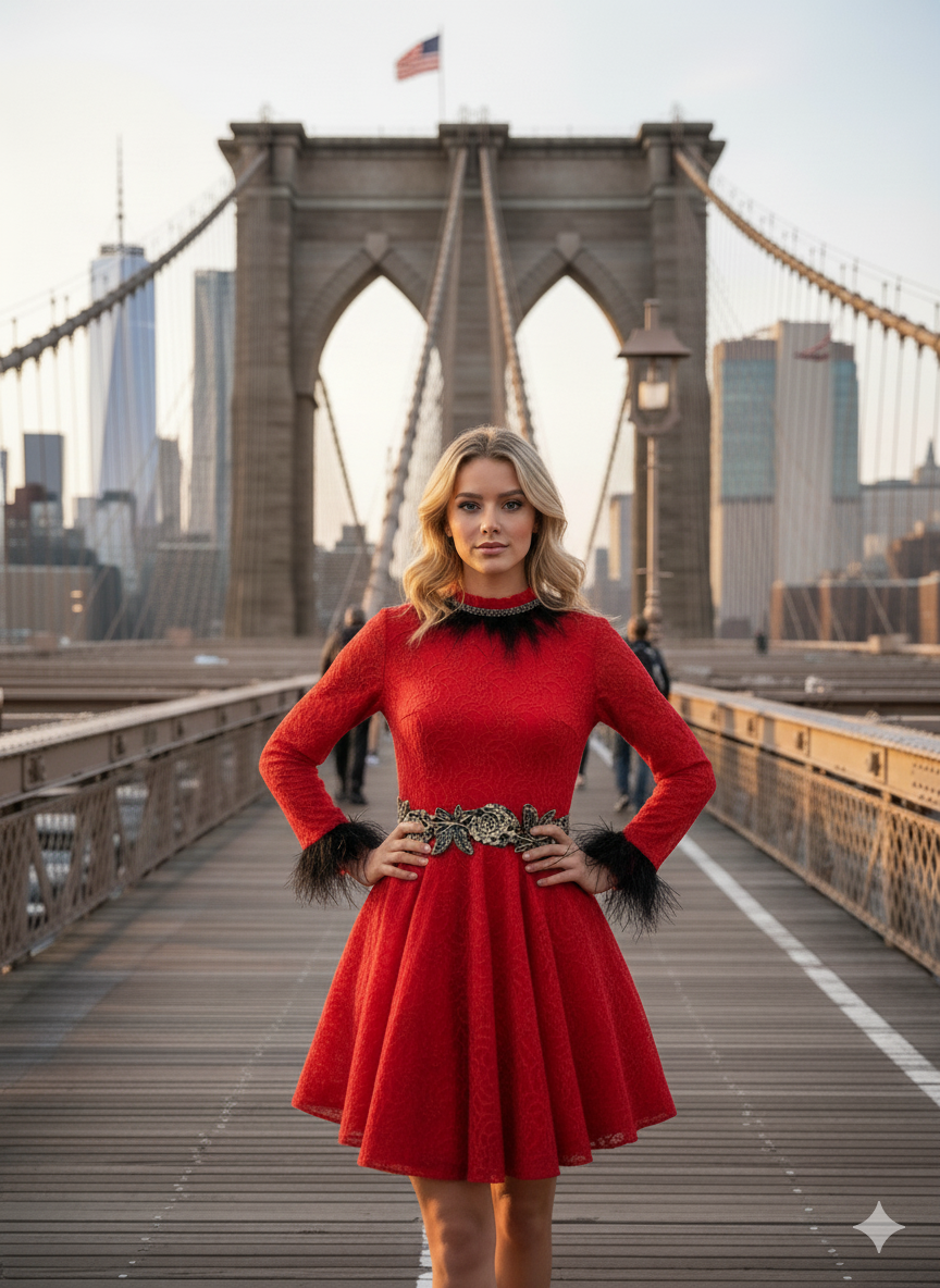 Red fashion