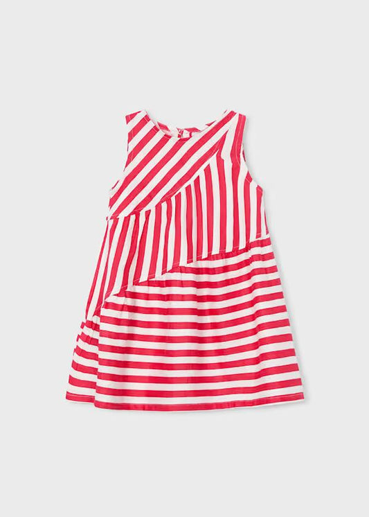 Red and White Dress