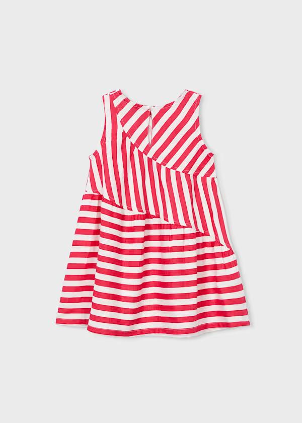 Red and White Dress