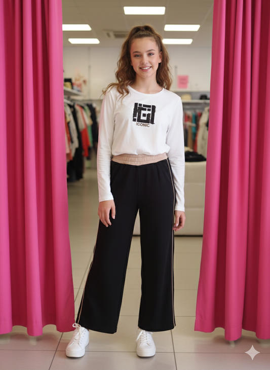 Modern black fashion set