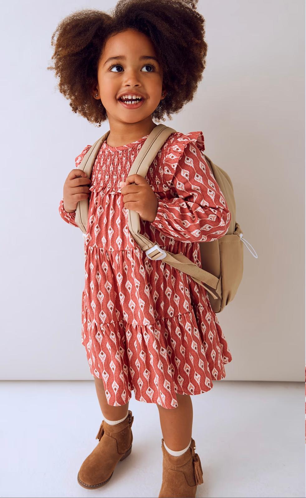 Vestido Viella estampado niña